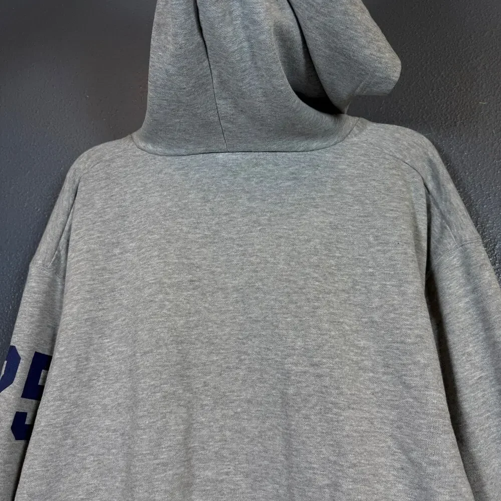 Nike Team XXL men gray Boston Bruins #25 hockey NHL center swoosh hoodie vintage